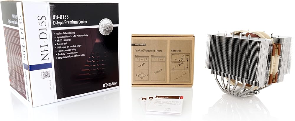 Noctua NH-D15S, Premium Dual-Tower CPU Cooler with NF-A15 PWM 140mm Fan (Brown) thumbnail 4