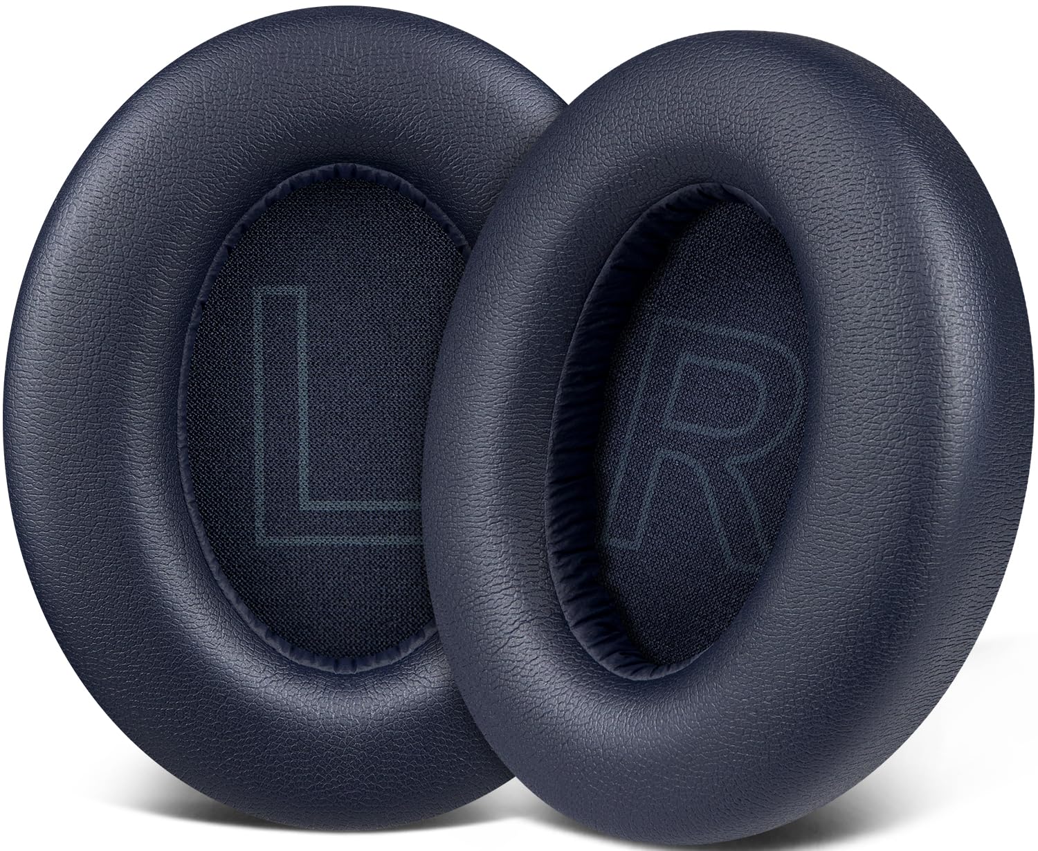 SOULWIT Ear Pads Cushions Replacement for Anker Soundcore Life 2 (Not fit Life 2 Neo)/Q20/Q20+/Q20I/Q20BT Headphones, Ear Pads with Softer Protein Leather, Noise Isolation Foam - Navy Blue