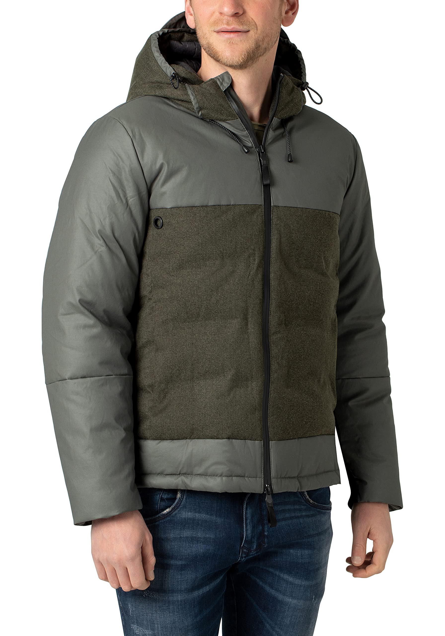 Chaqueta Larga Timezone Para Hombre - Diseño Casual, Abrigo Exterior