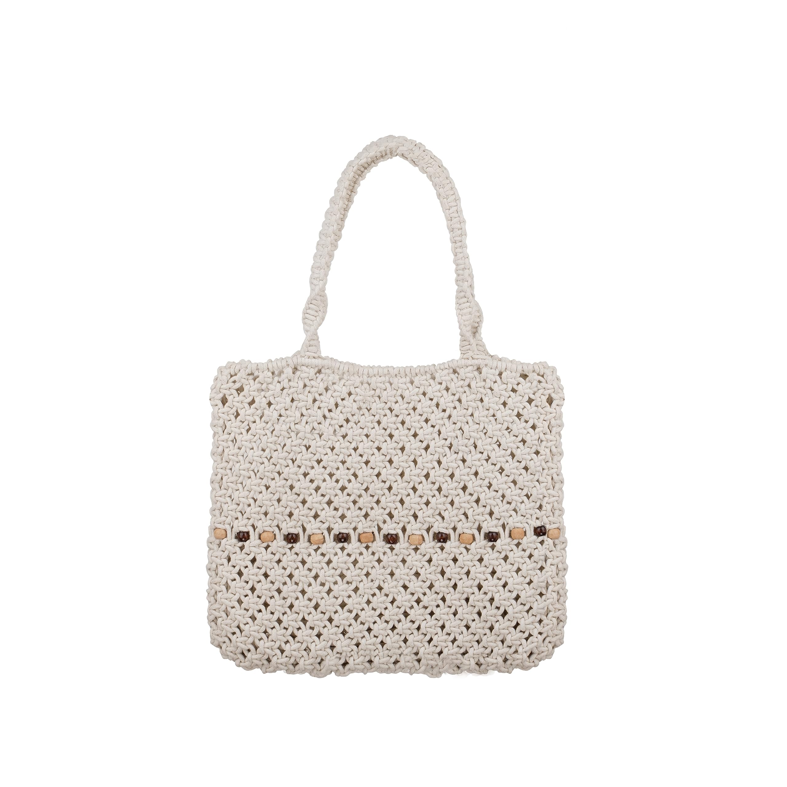 cewbycon Women's Shoulder Handbags Hand crocheted Bags large Shoulder Shopping Bag tote bag aesthetic canvas tote cute tote bags macrame bag…