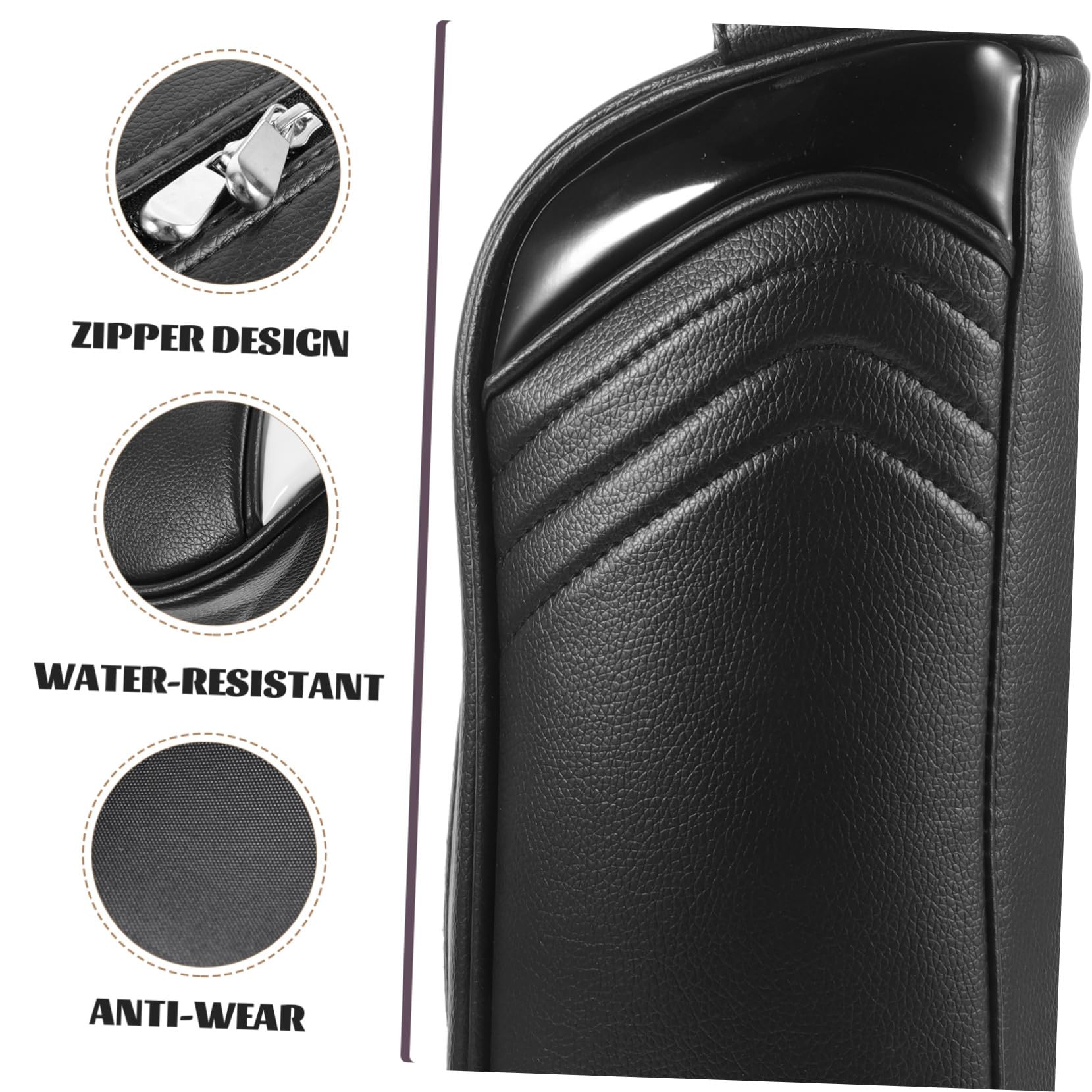 Borsa Porta Scarpe da Viaggio Pieghevole in Cuoio Nero | Zip, Resistente All’acqua, Uso Basket e Quotidiano, Formato Portatile Multiuso