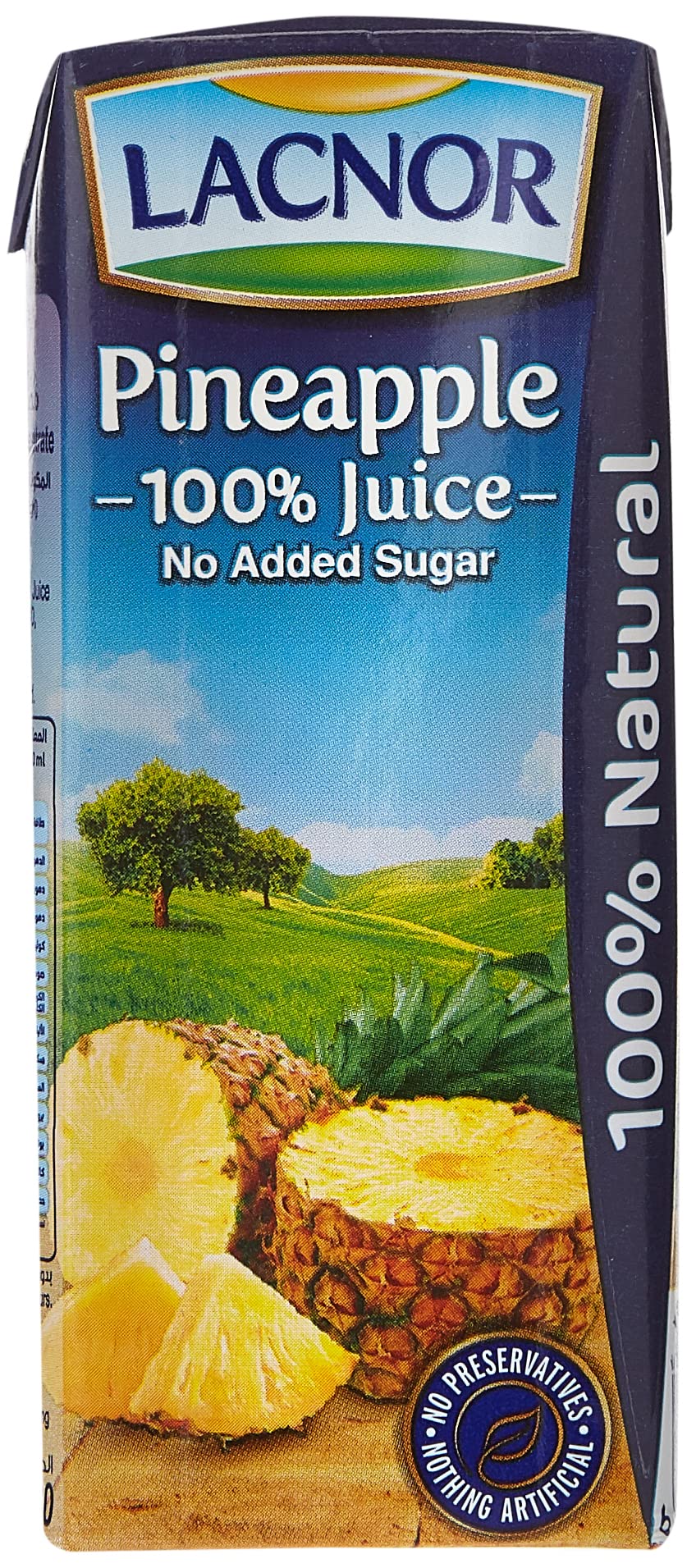 Essentials Pineapple 100% Juice, No Added Sugar, 180ML Pack Of 32