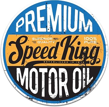 Retro Vintage Sticker Finest Folia Sticker Old School Ace Cult Rockabilly R147-1 Speed King