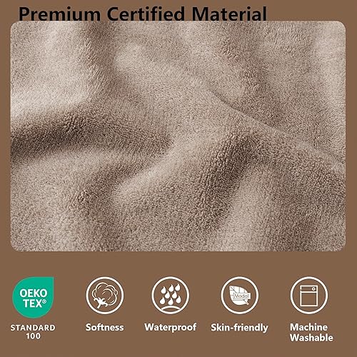 Miniatura 3 de Manta impermeable para perro, lavable a prueba de orina para sofá, suave y reversible, funda protectora de muebles para sofá y cama, 68 x 82