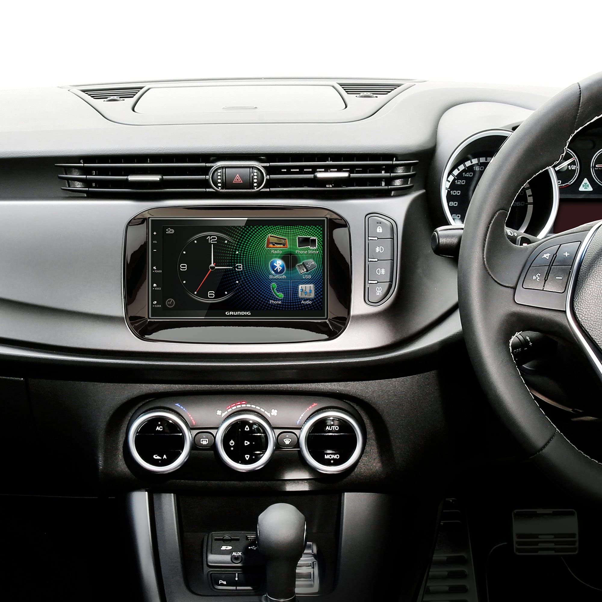 Alfa Romeo Giulietta Doppel 2 DIN Einbau Rahmen Radio Blende