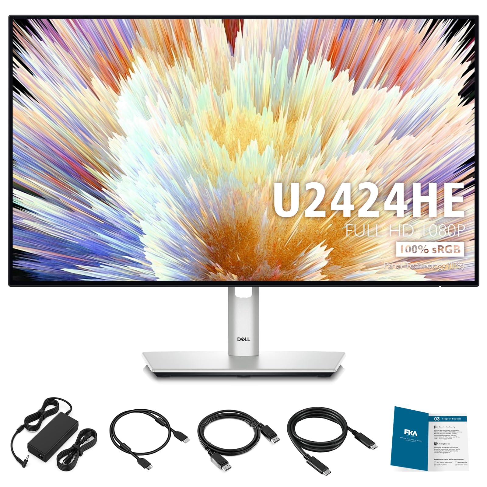 DELL U2424HE ディスプレイ モニター 本体 Amazon.com: Dell UltraSharp U2424HE Monitor - 24 Inch, Full HD