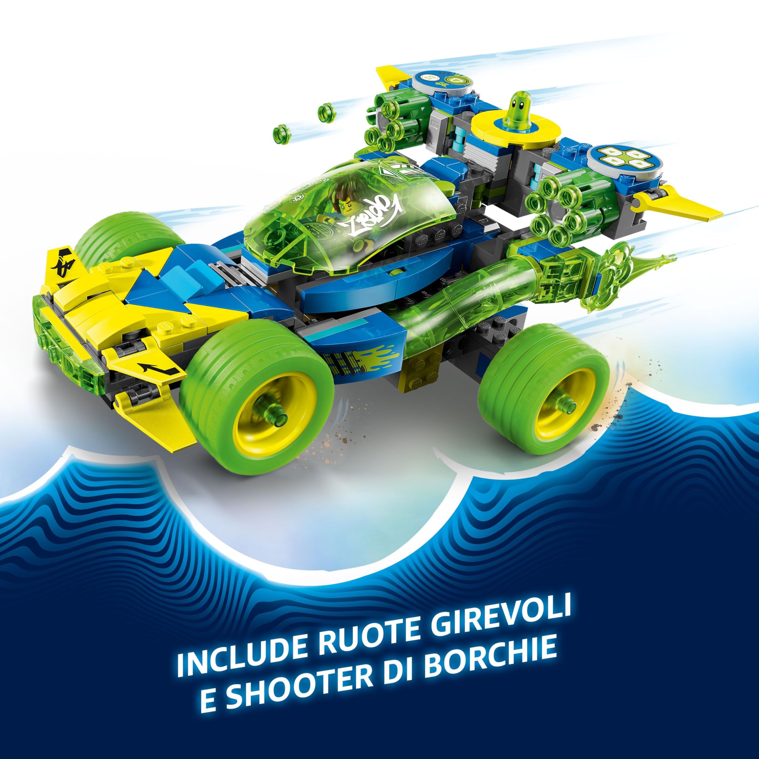 LEGO DREAMZzz Il Fuoristrada da Corsa di Mateo e Z-Blob, Giochi di Ruolo 3 in 1 Trasformabili per Bambini e Bambine da 8 Anni, Veicolo o Macchina Giocattolo o Moto, Idea Regalo di Compleanno 71491