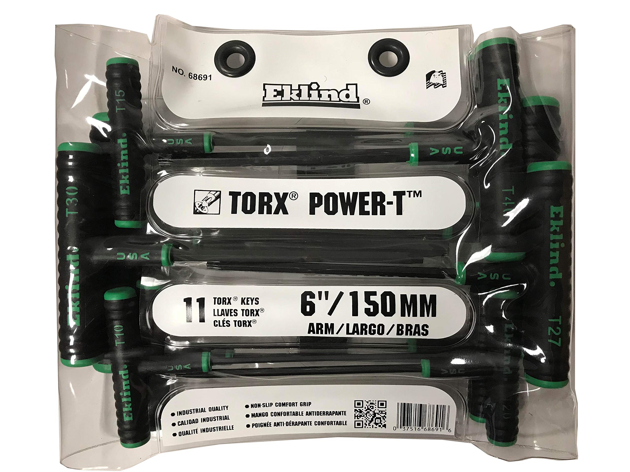 Eklind Outil Company Ekl68691 11 pièces 6 en. Power T en T Torx de clés