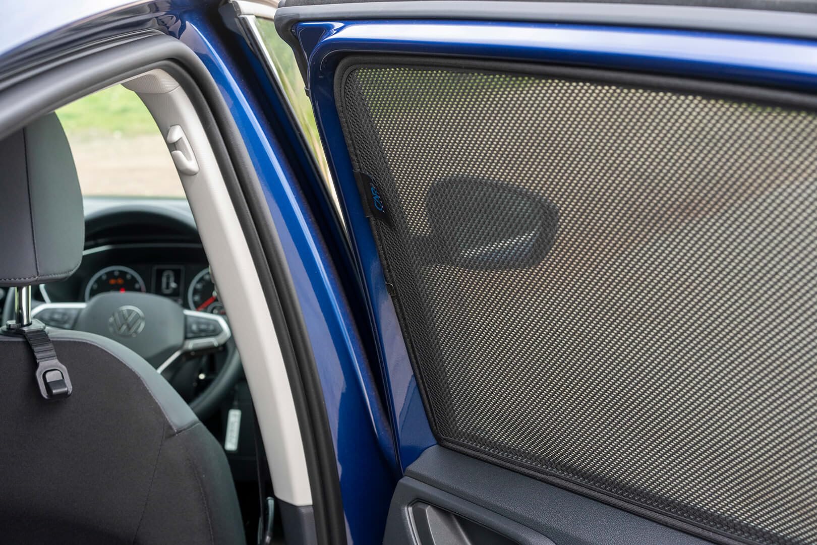 CAR SHADES Set (Porte Laterali Posteriori) Compatibile con Volkswagen T-Cross 2019- (2-Parti) Tendine Parasole su Misura