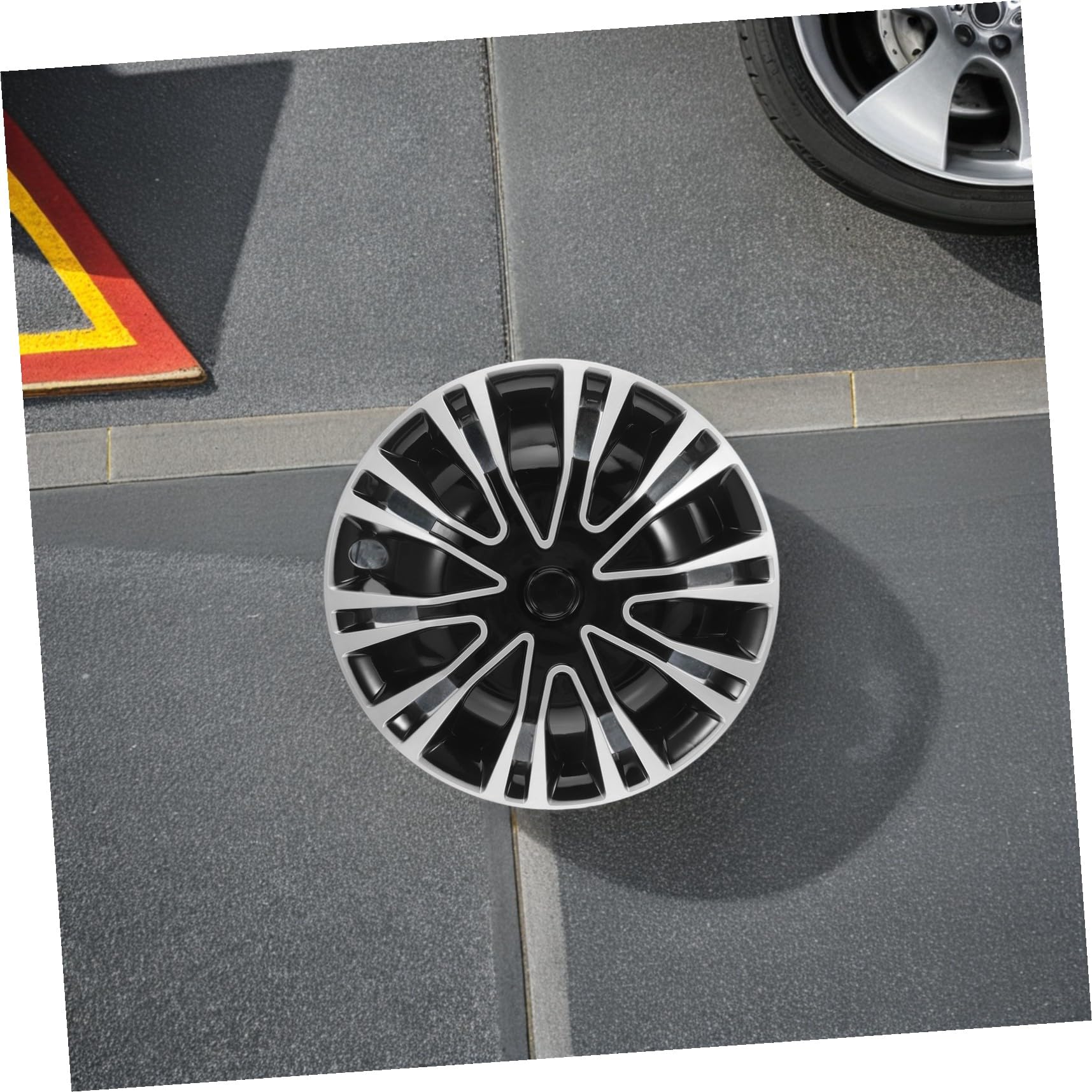 Cabilock Couvre-moyeu de Roue Décoratif pour Voiture SUV Camion Cache-moyeu Centre Jante Résistant et Pratique