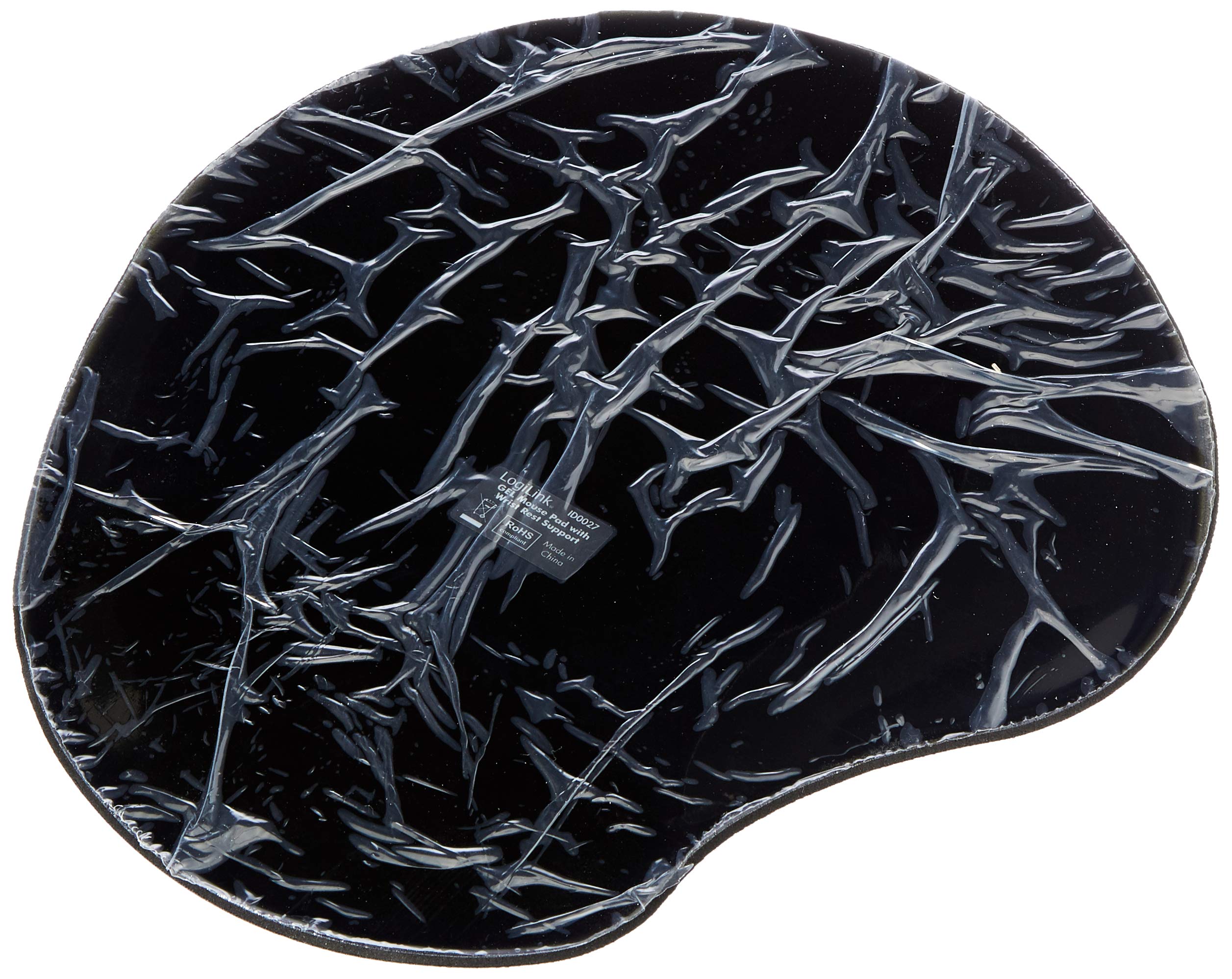 LogiLink Tappetino per Mouse con poggiapolsi in Gel, Nero