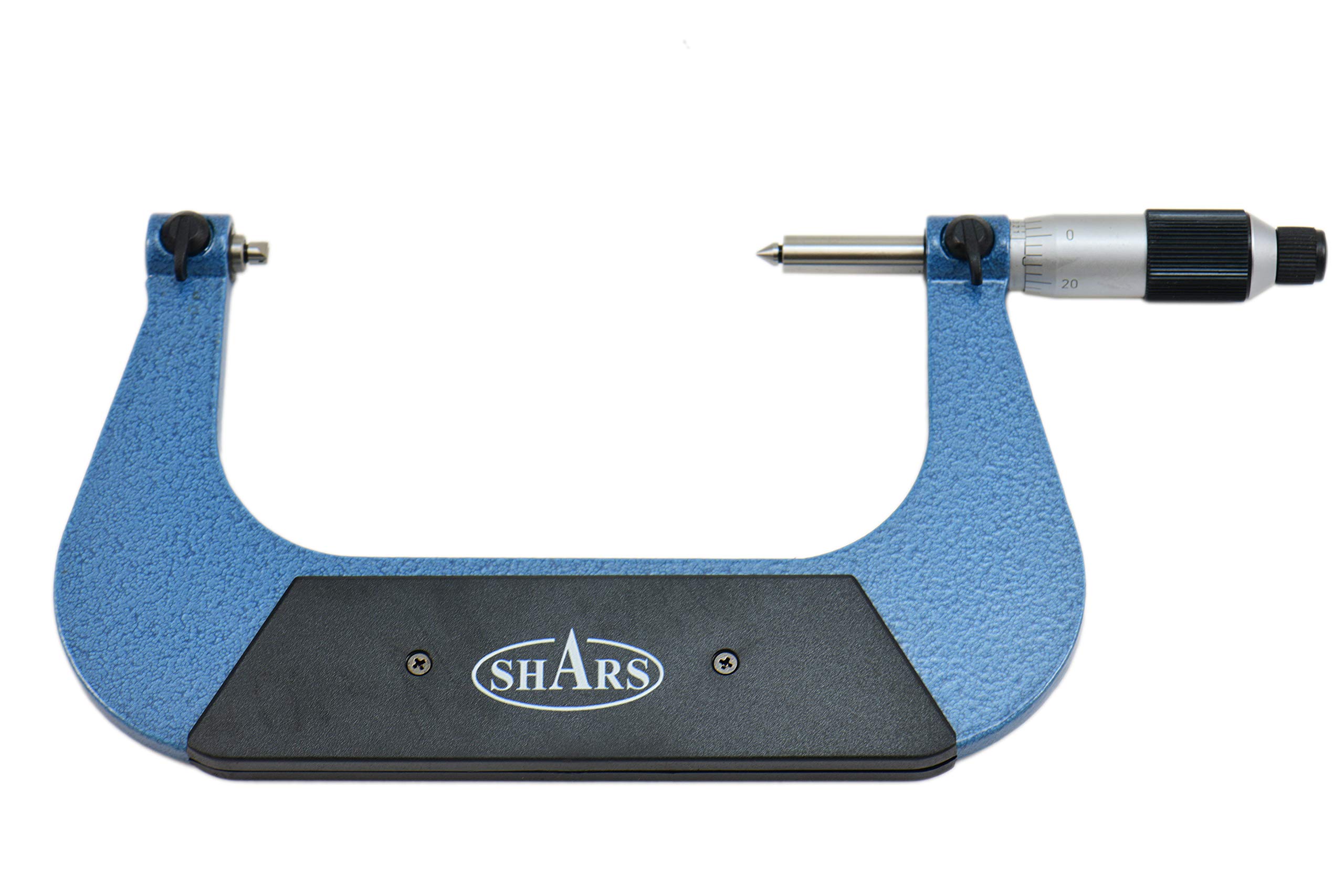 Shars 4-5" Screw Thread Micrometer with Anvil in Fitted Box 303-2374 P}