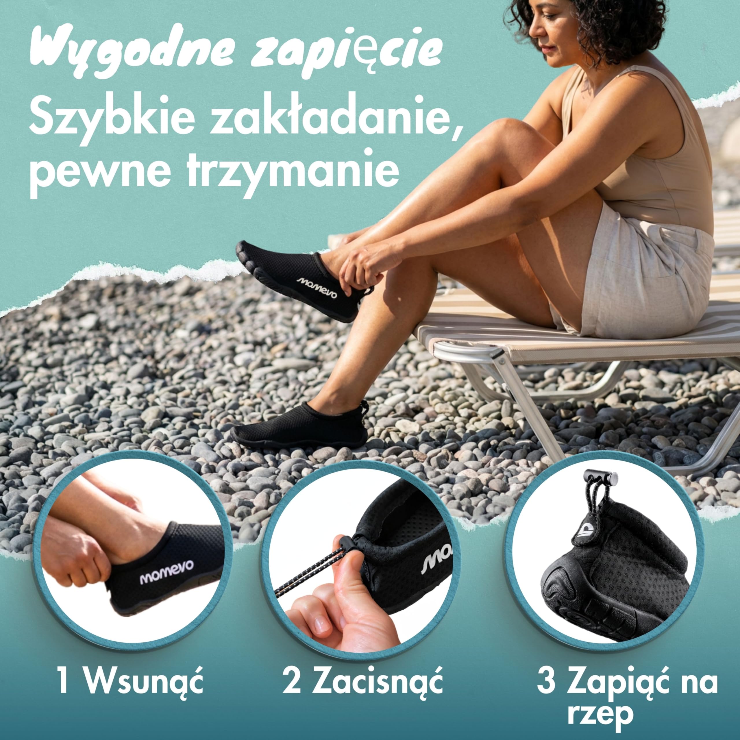 WaterMates buty kąpielowe dla kobiet i mężczyzn – lekkie, antypoślizgowe buty do wody z szerokim noskiem, szybkoschnące, na plażę, basen i do morza