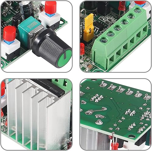 Miniatura 2 de DWEII Paquete de 2 accionamientos de motor paso a paso DC 5-12V15-160V, controlador de motor paso a paso ajustable PWM, generador de señal,