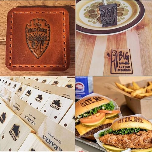 Miniatura 9 de Plancha eléctrica personalizada para madera, plancha de marca para carpinteros, plancha de marca de madera para regalo del día del padre, 350 W (1 x