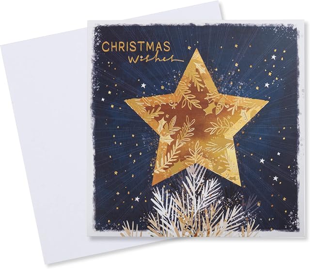 Macmillan Tree Decorations Charity Christmas Card - 10 Pack