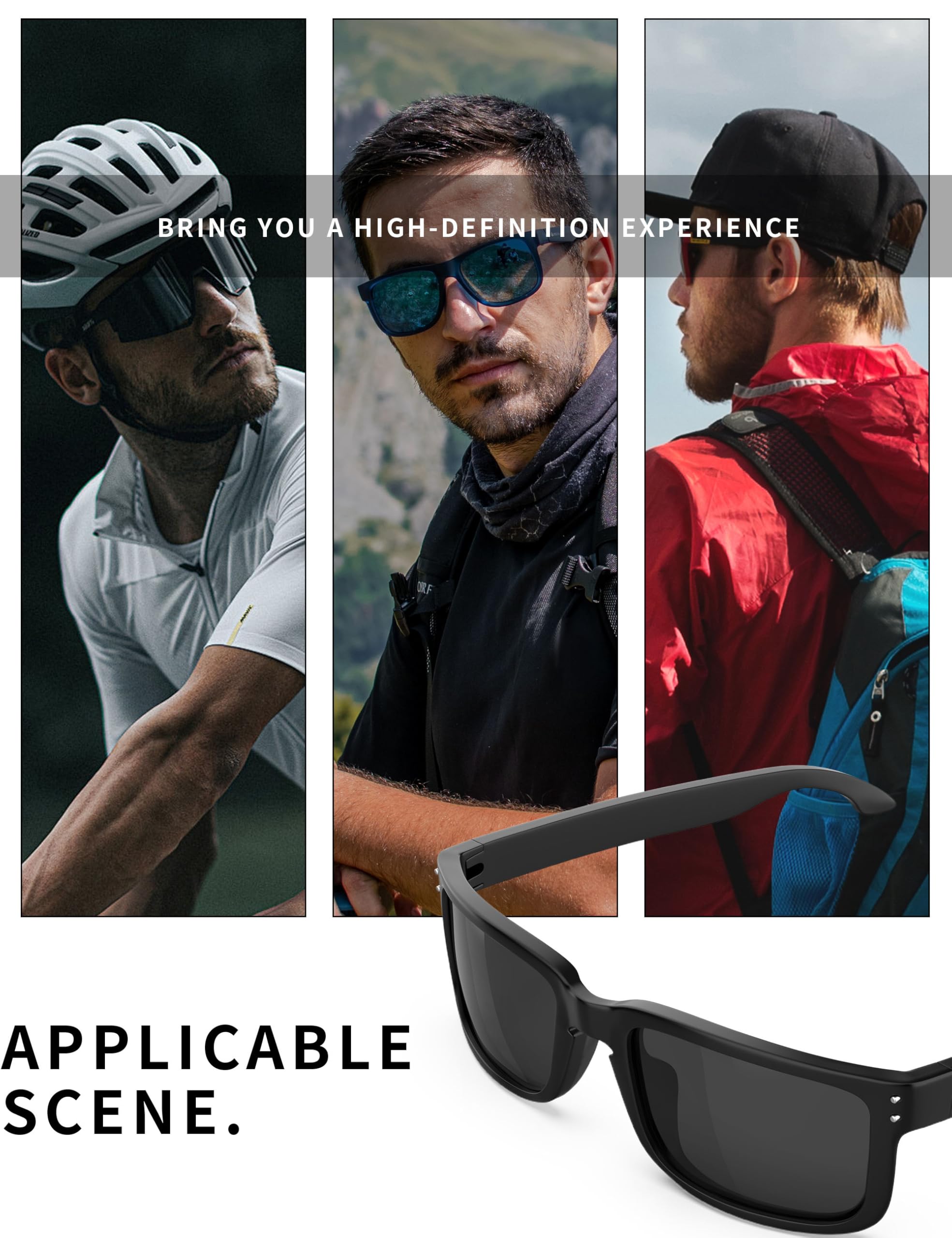 Lentes de repuesto con protección UV para RayBan Meta Headliner RW4009 50 mm, resistentes a los arañazos, naranja fotocromático, no polarizado