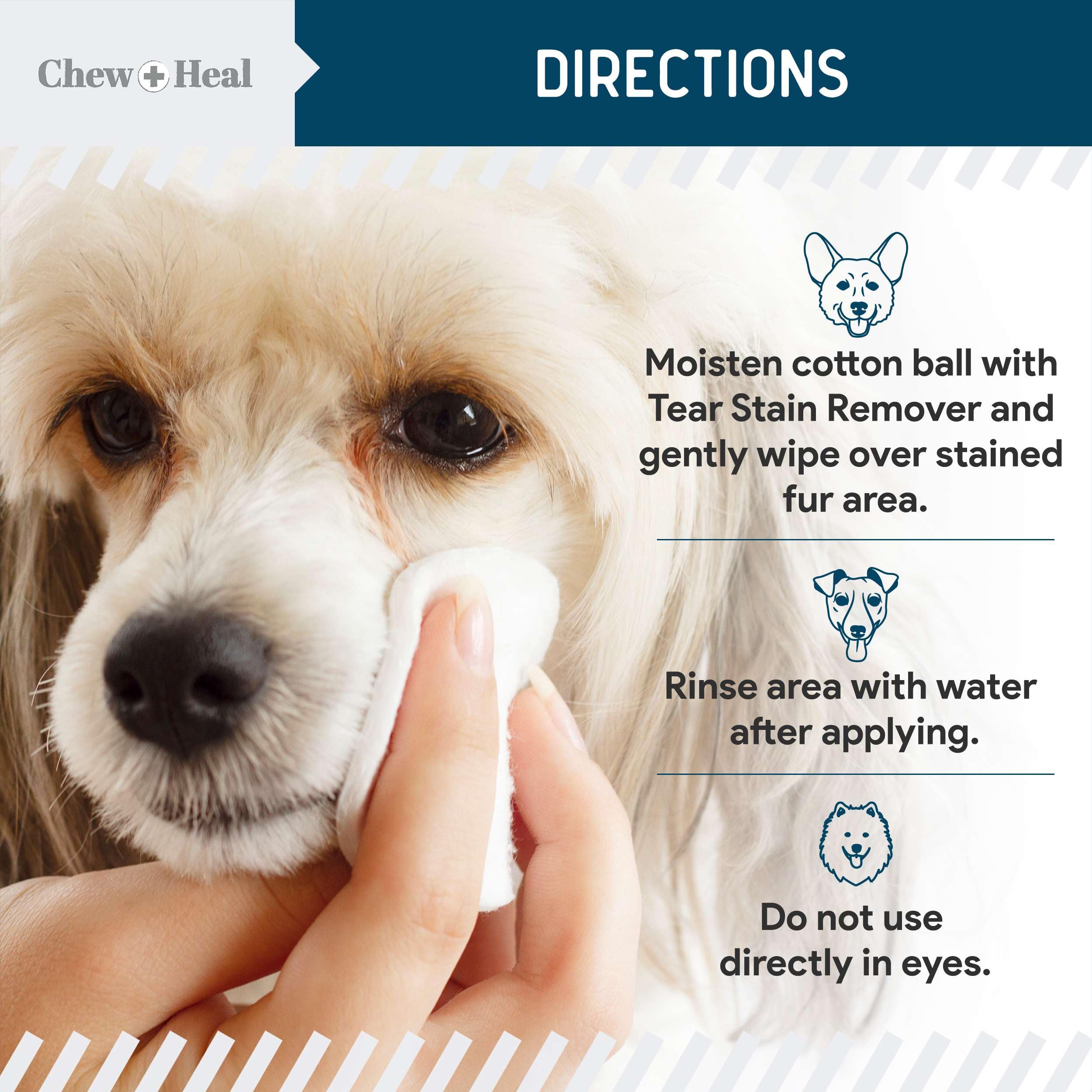Dog Tear Stain Remover Reviews Chew Heal Tear Stain Remover For