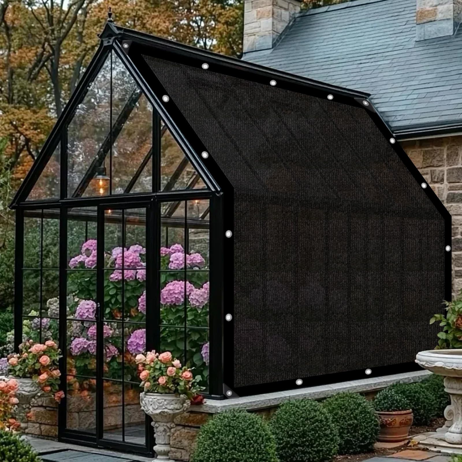 Filet d'ombrage extérieur 3x8m 80% Protection UV terrasse Jardin Balcon | Idéal pour balcon, terrasse, jardin et piscine, s'adapte à tous vos besoins d'ombrage extérieur.