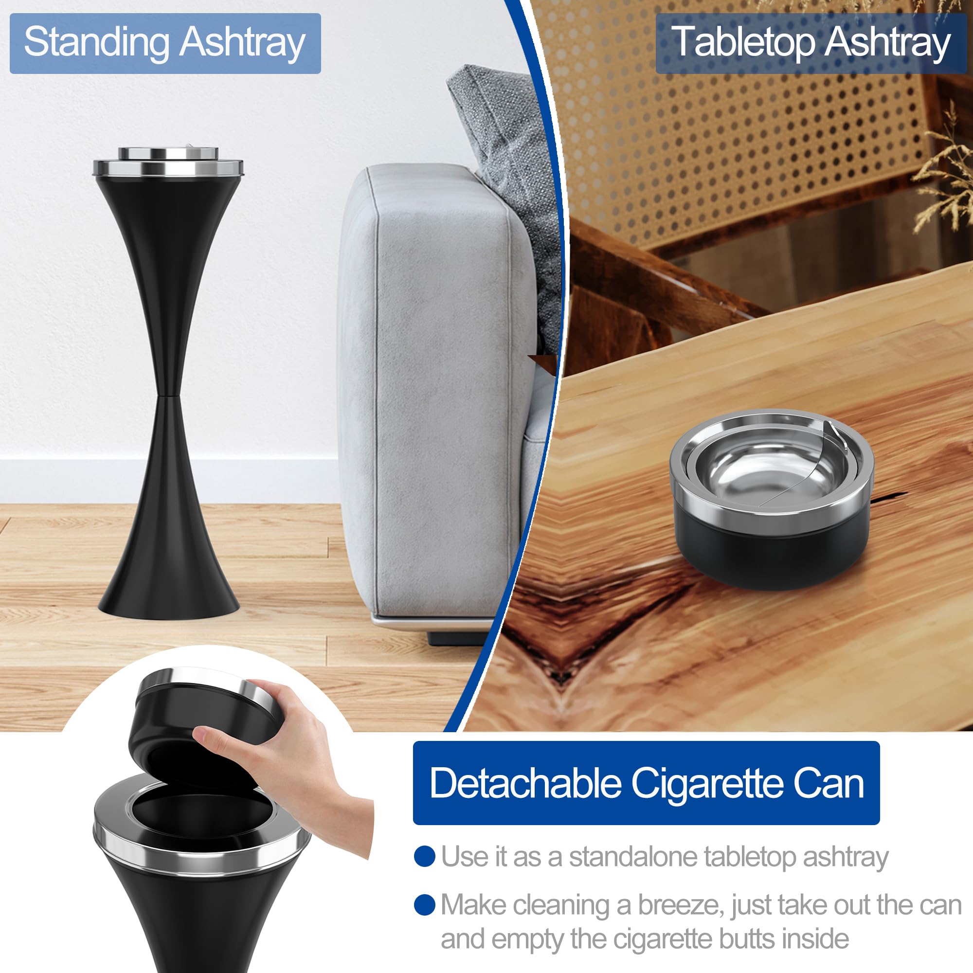 Amazon.com: RELIANCER Floor Standing Ashtray w/Detachable