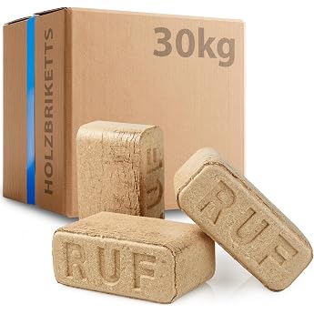 Stahl-Shop24 Hardwood Briquettes Beech & Oak 30kg - No Binders