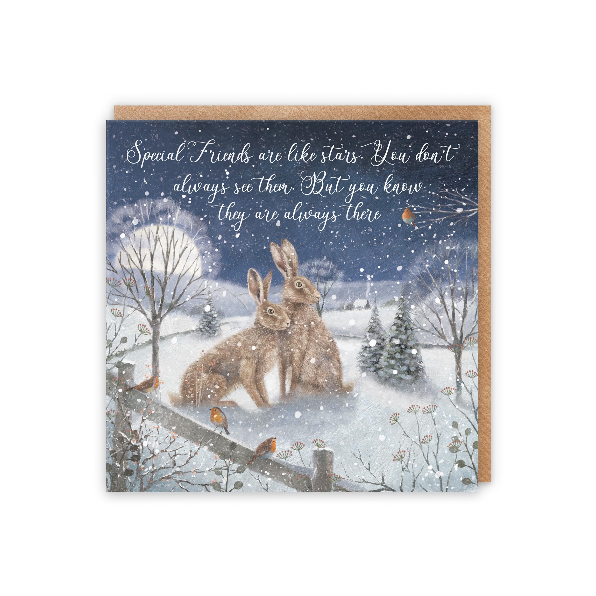 Hunts England, Special Friends Are Like Stars Christmas Card, 'Christmas Eve', Milo's Gallery Collection - Image 3