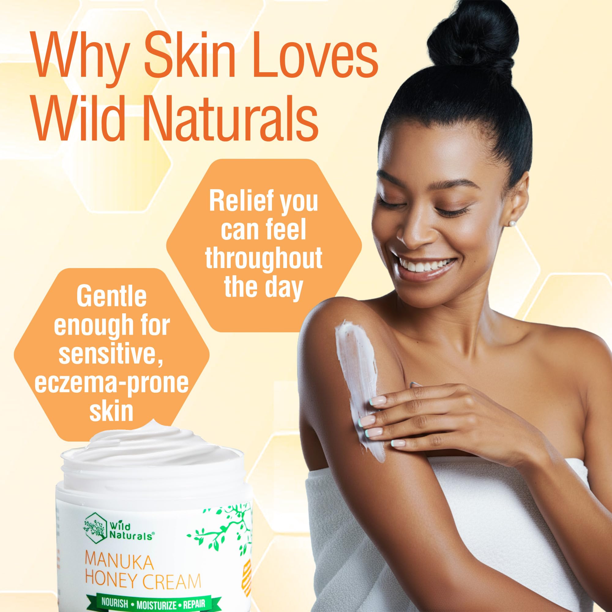 Amazon.com: Wild Naturals Manuka Honey Moisturizer for Dry