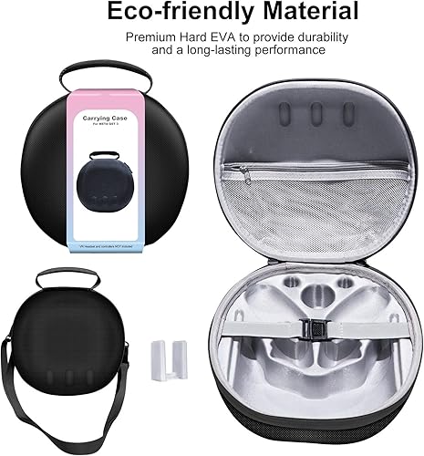Miniatura 6 de Funda protectora para Meta Quest 3, estuche de almacenamiento para controladores de auriculares Q3 y accesorios, funda de transporte portátil con