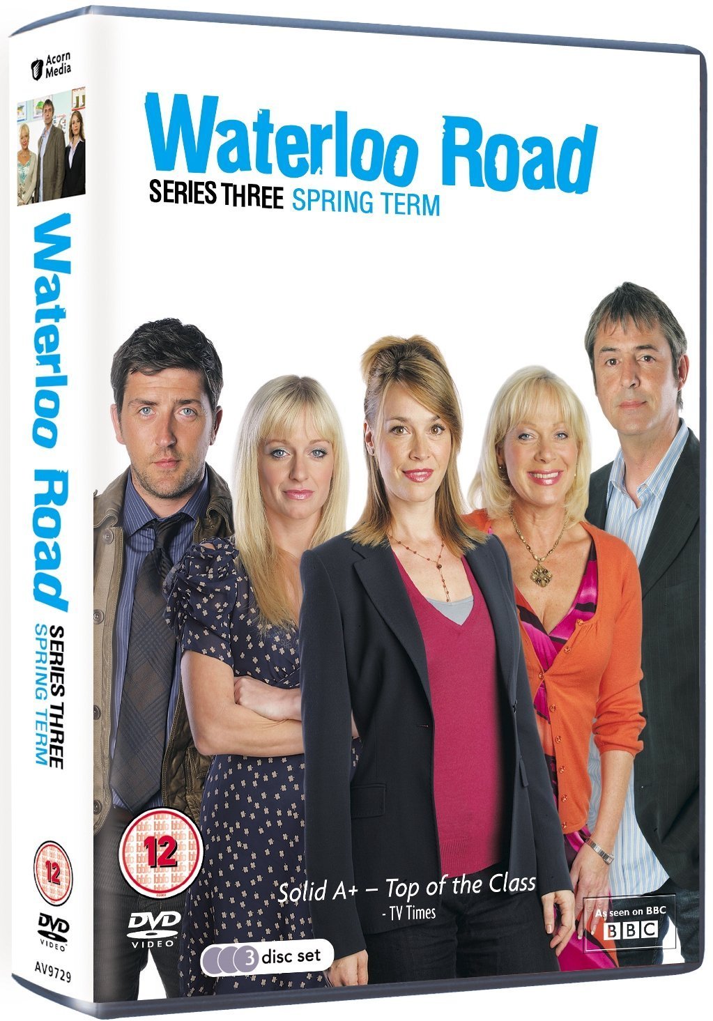 WATERLOO ROAD SERIES THREE (3) SPRING TERM GENUINE R2 DVD BOXSET 3-DISC
