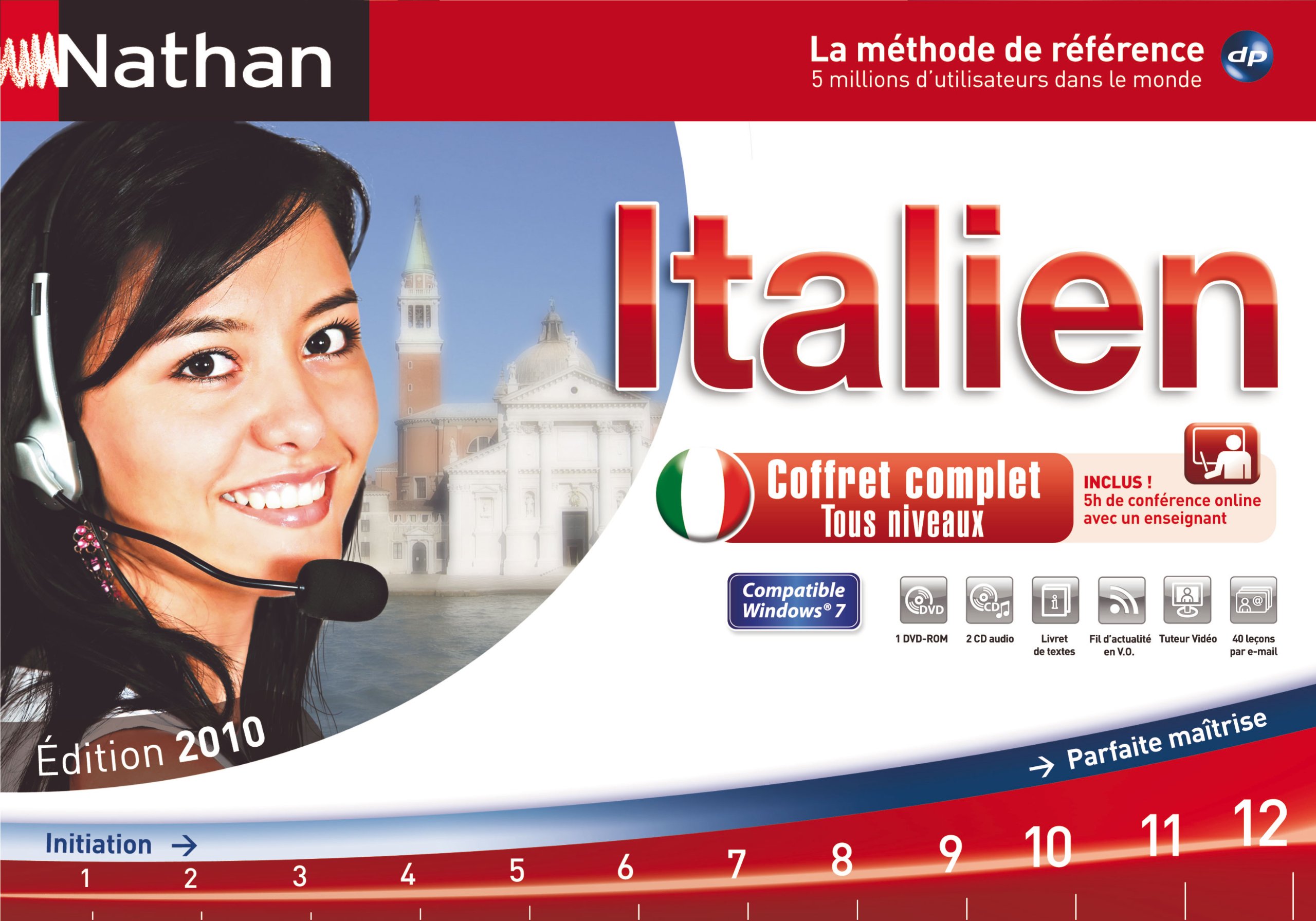 Nathan Italien coffret complet - édition 2010