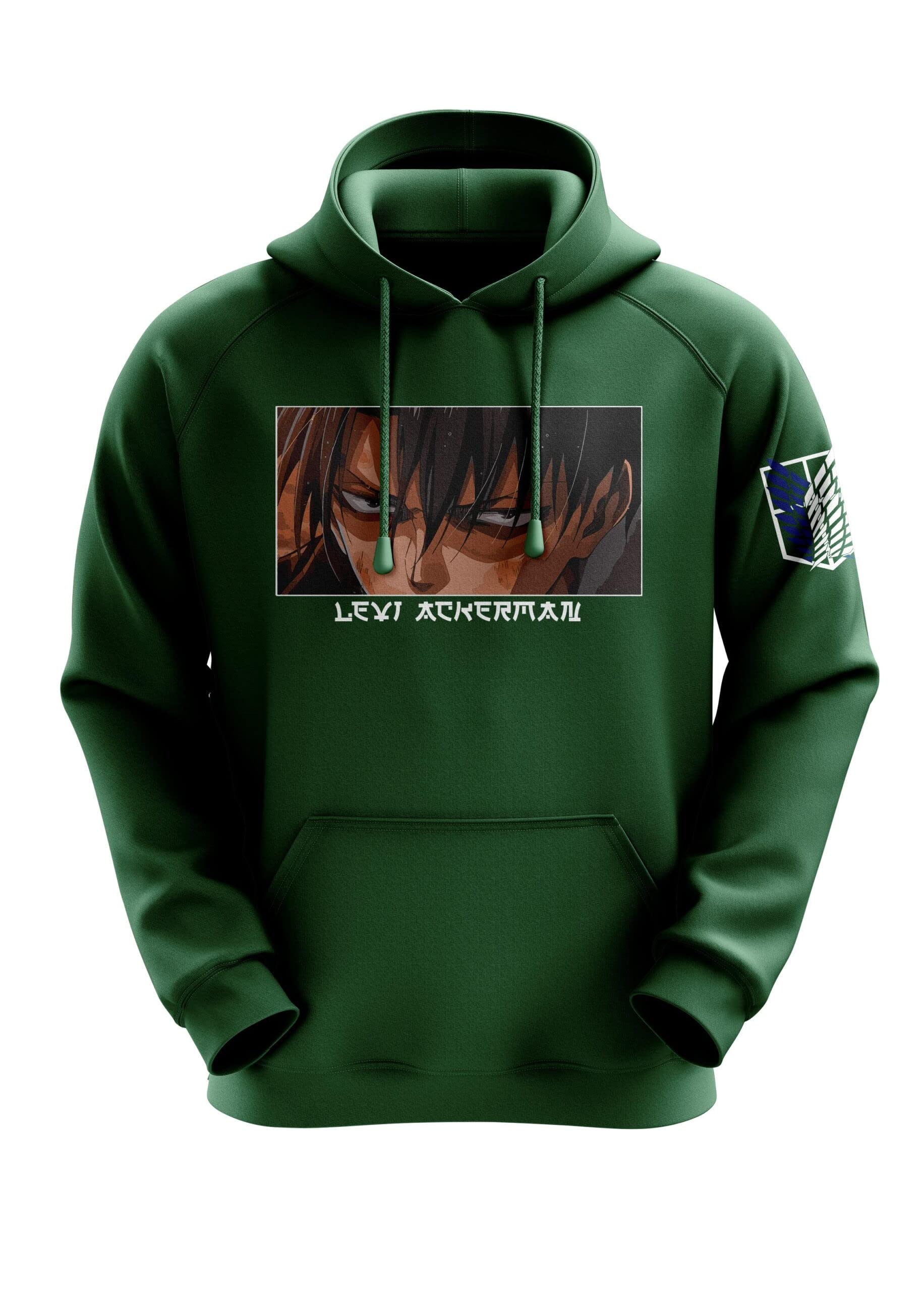 Crazymonkattack On Titan Levi Ackerman Unisex Anime Hoodie