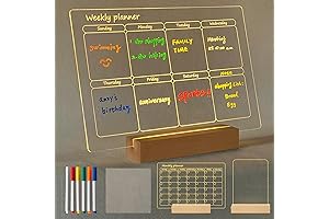 Crystal-Clear Desk Calendar for Seamless Organization