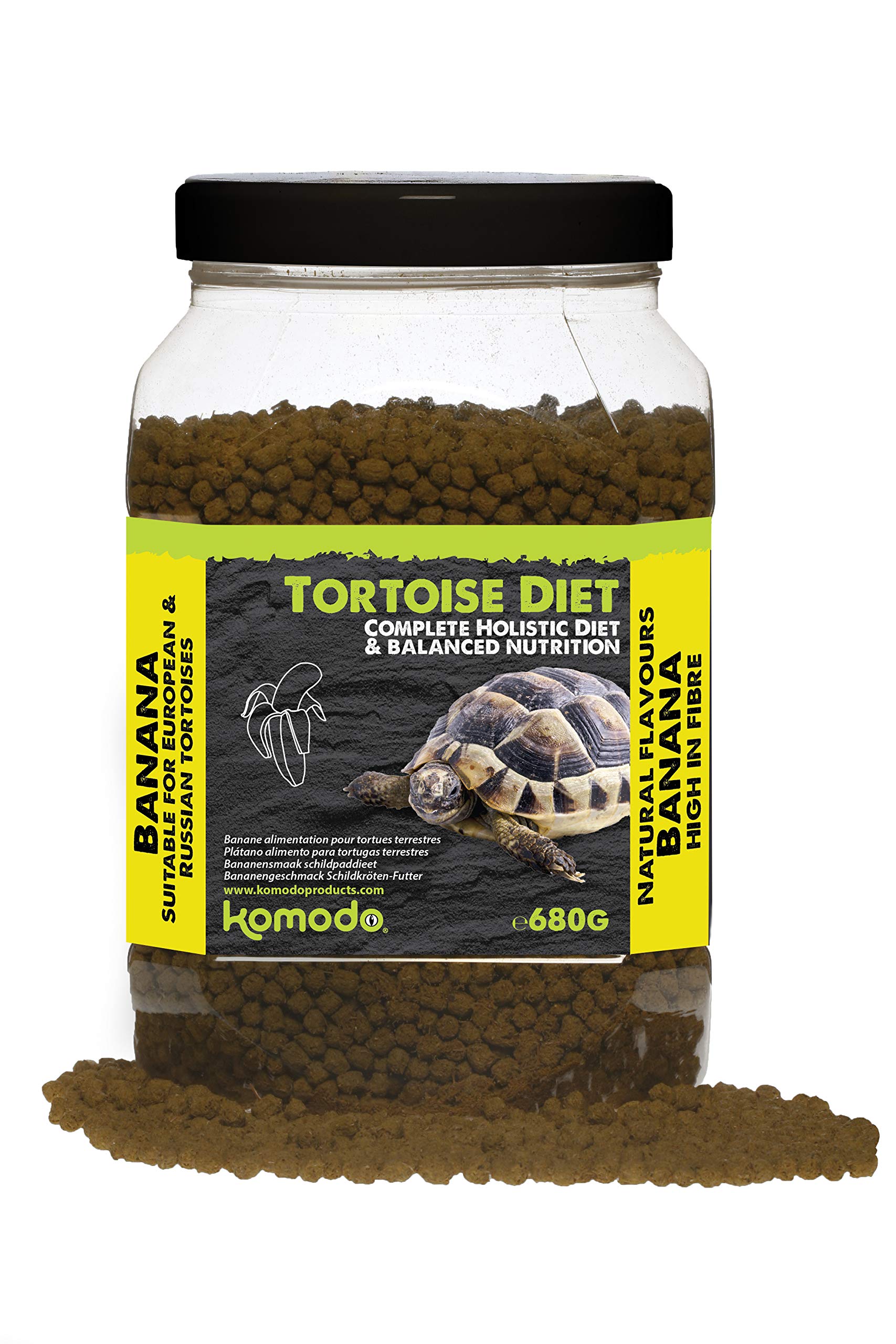 Komodo Complete Holistic Tortoise Diet, Banana 680 g tub