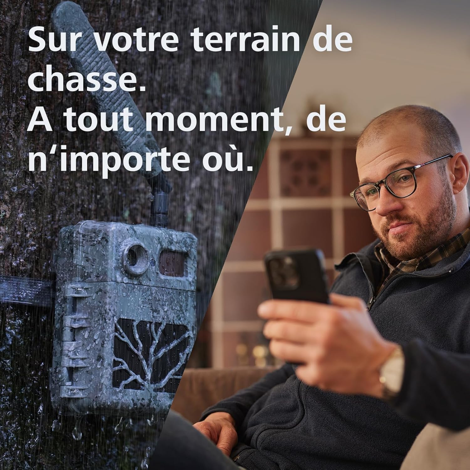ZEISS Secacam 7 Caméra de Chasse Connectée 4G LTE, SIM, SD 32 Go, APP, 12MP, HD1080, Intelligence Artificielle, Vision Nocturne Couleurs, Détection IR25 m, Étanche IP66, Flash Invisible, Surveillance