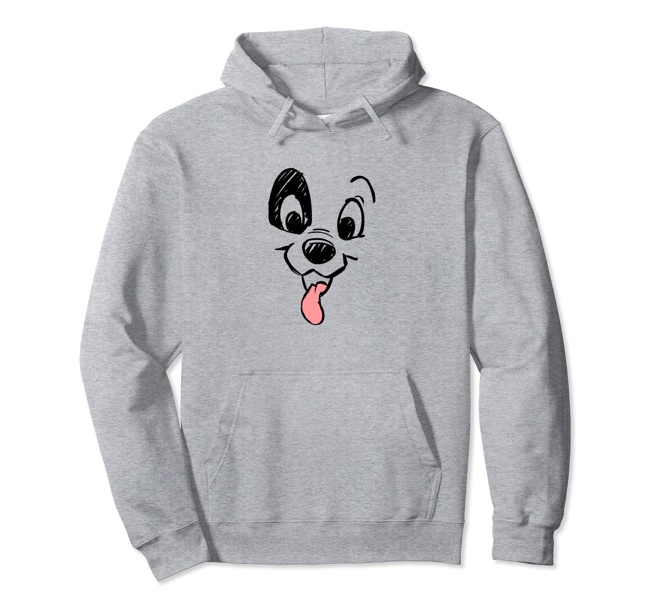 101 Dalmatians Big Puppy Face Pullover Hoodie