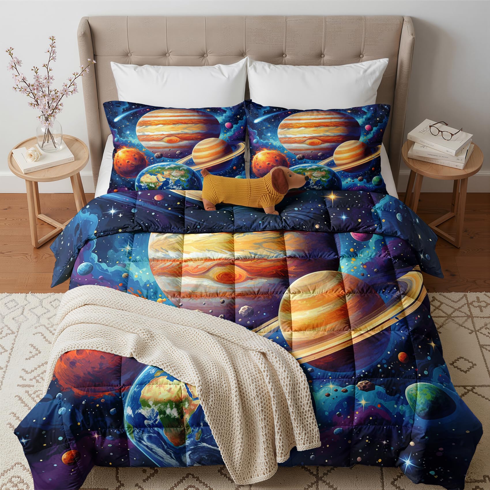 GEDAEUBA Planets Duvet King Size 10.5 Tog