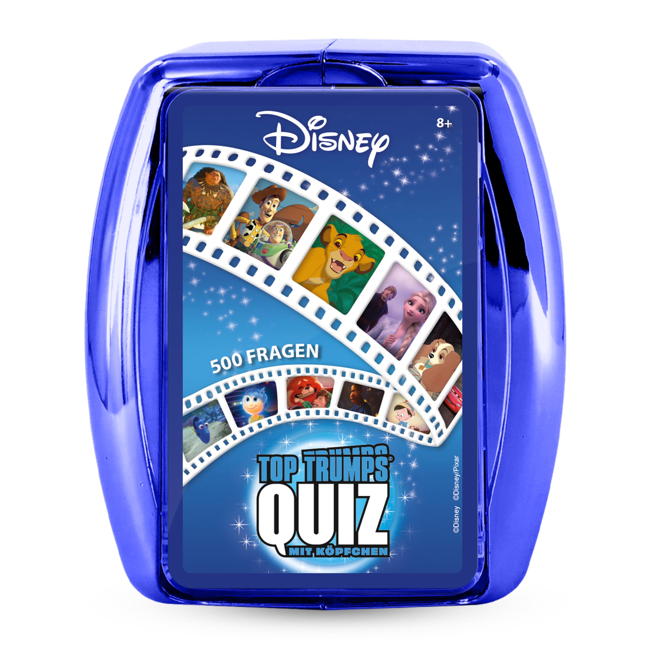 Winning Moves - Top Trumps Quiz - Disney Vol. 2 - With Anna and Elsa, Toystory and Many More - Age 8+ - German