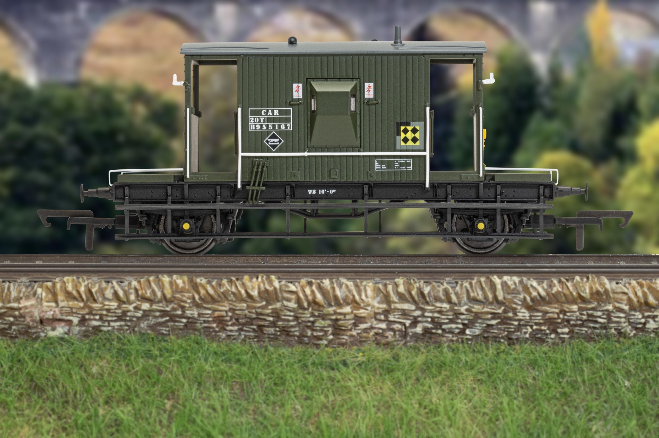 Hornby - R60290 BR Brake Van CAR B955167 Carri merci