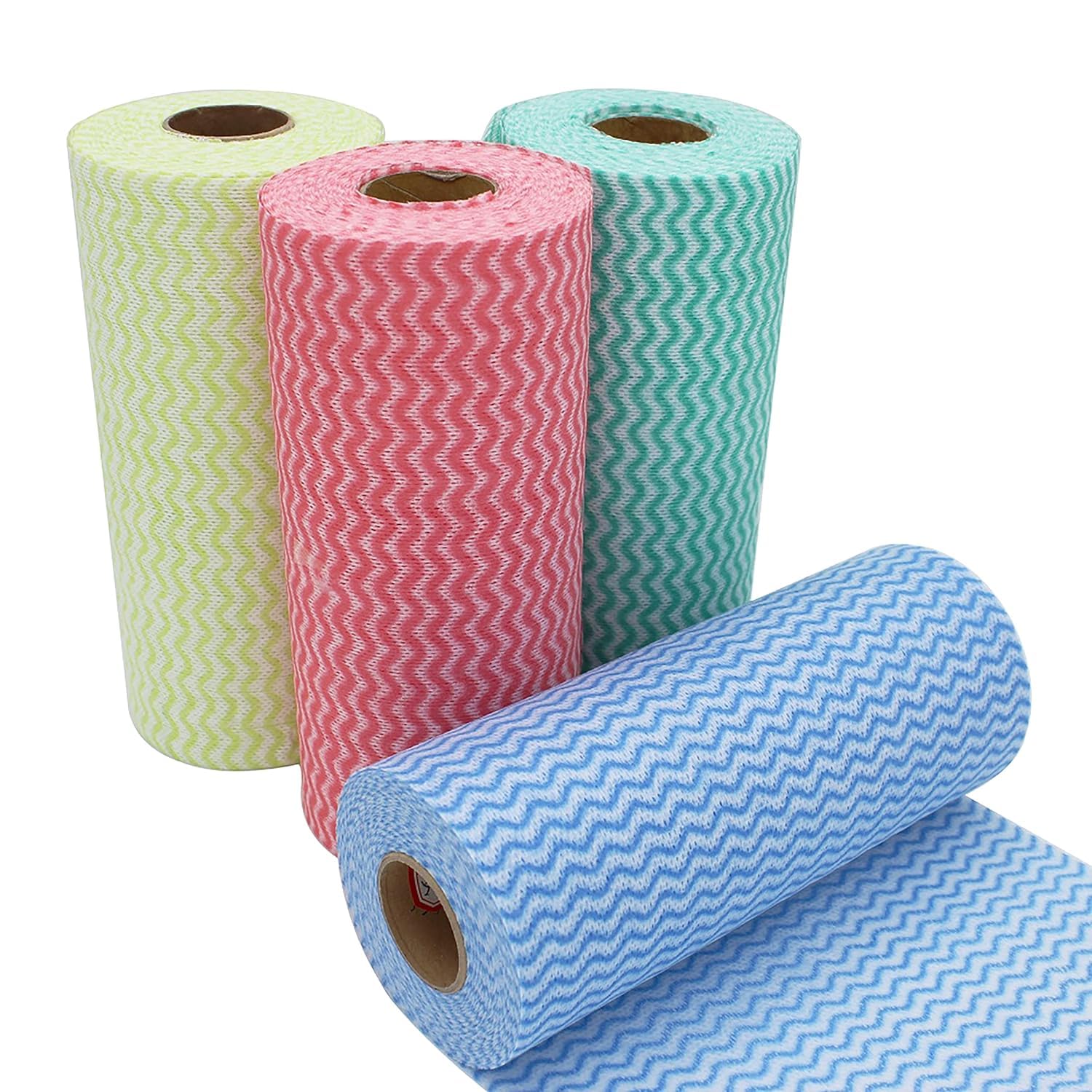 Eclectic home Multipurpose Kitchen Roll Washable & Quick-Dry Non-Woven cloth, Super Absorbent Reusable Tissue Roll 80 Pulls in each roll (1)