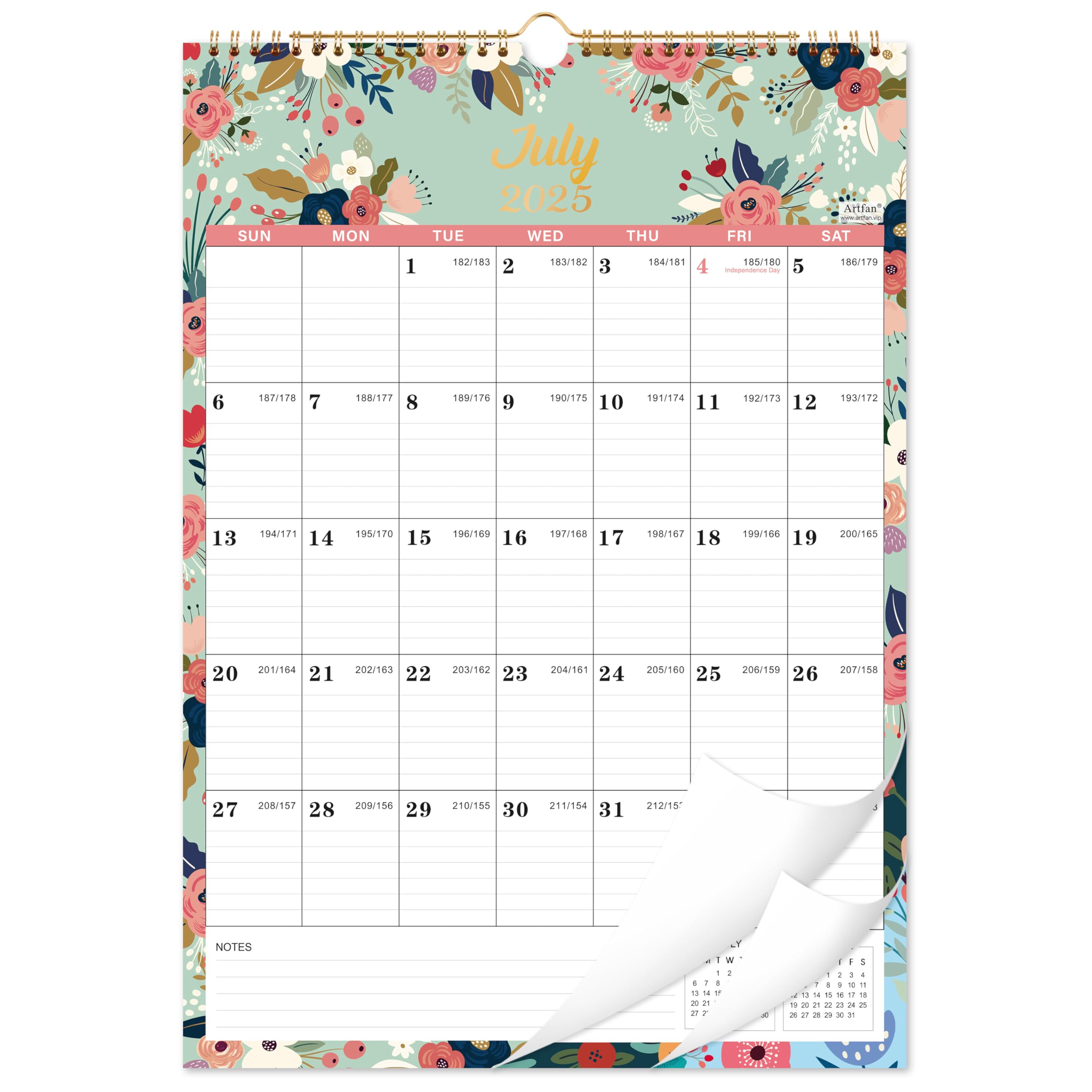 20252026 Calendar Wall Calendar 20252026, 18 Monthly