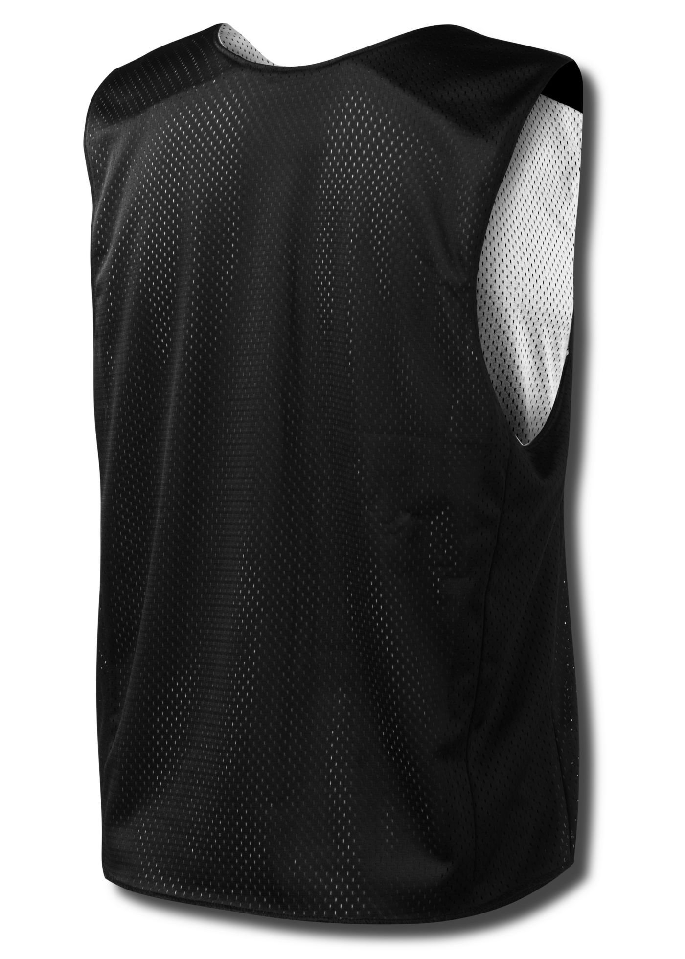 A4 Sportswear Black/White Youth Small Reversible Jersey Pinnies