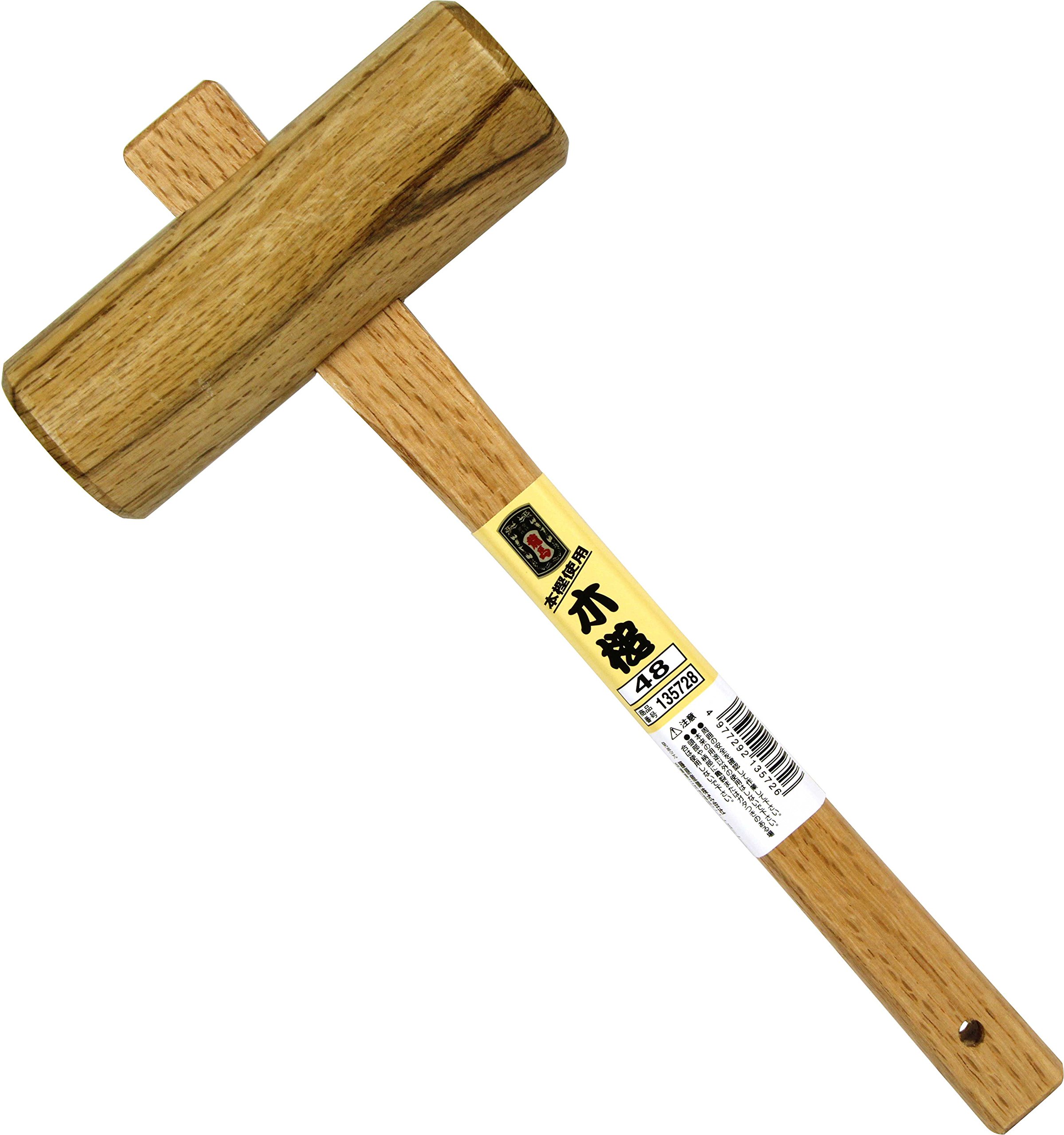 Amazon | 龍馬 木槌 48mm 本樫製 木工用 鉋調整 家具組立て 木釘打ち