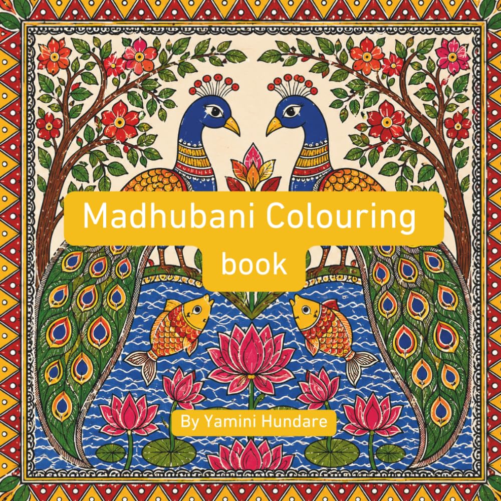 Madhubani colouring book
