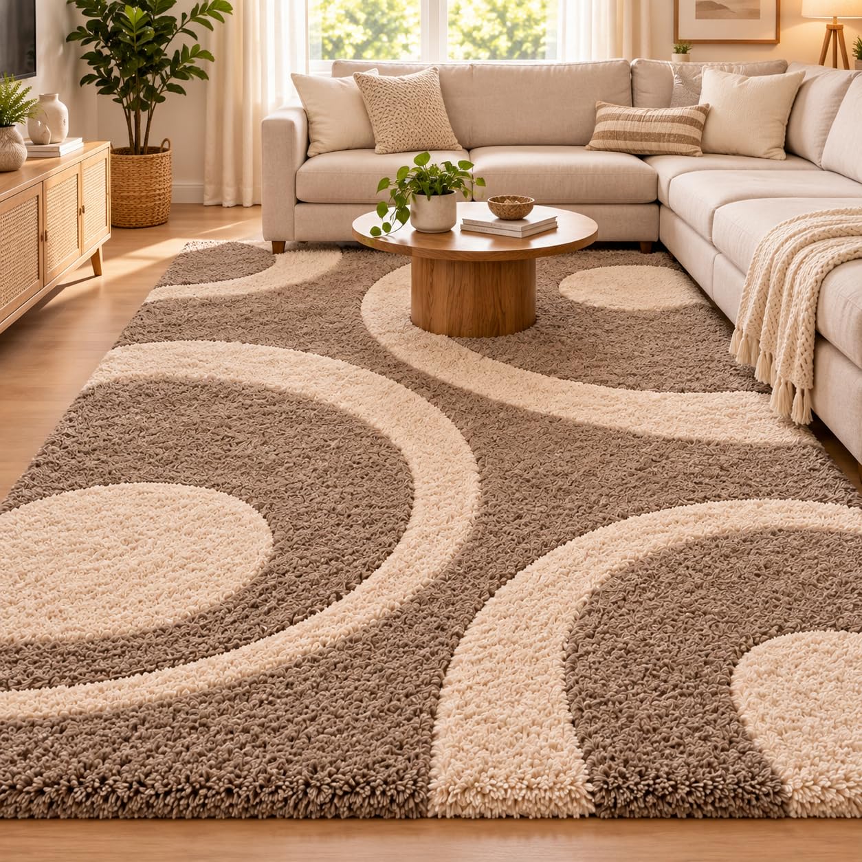 Ivory Shaggy Carpet - Soft & Luxurious Rug -15 Ivory Shaggy Carpet - Soft & Luxurious Rug -15