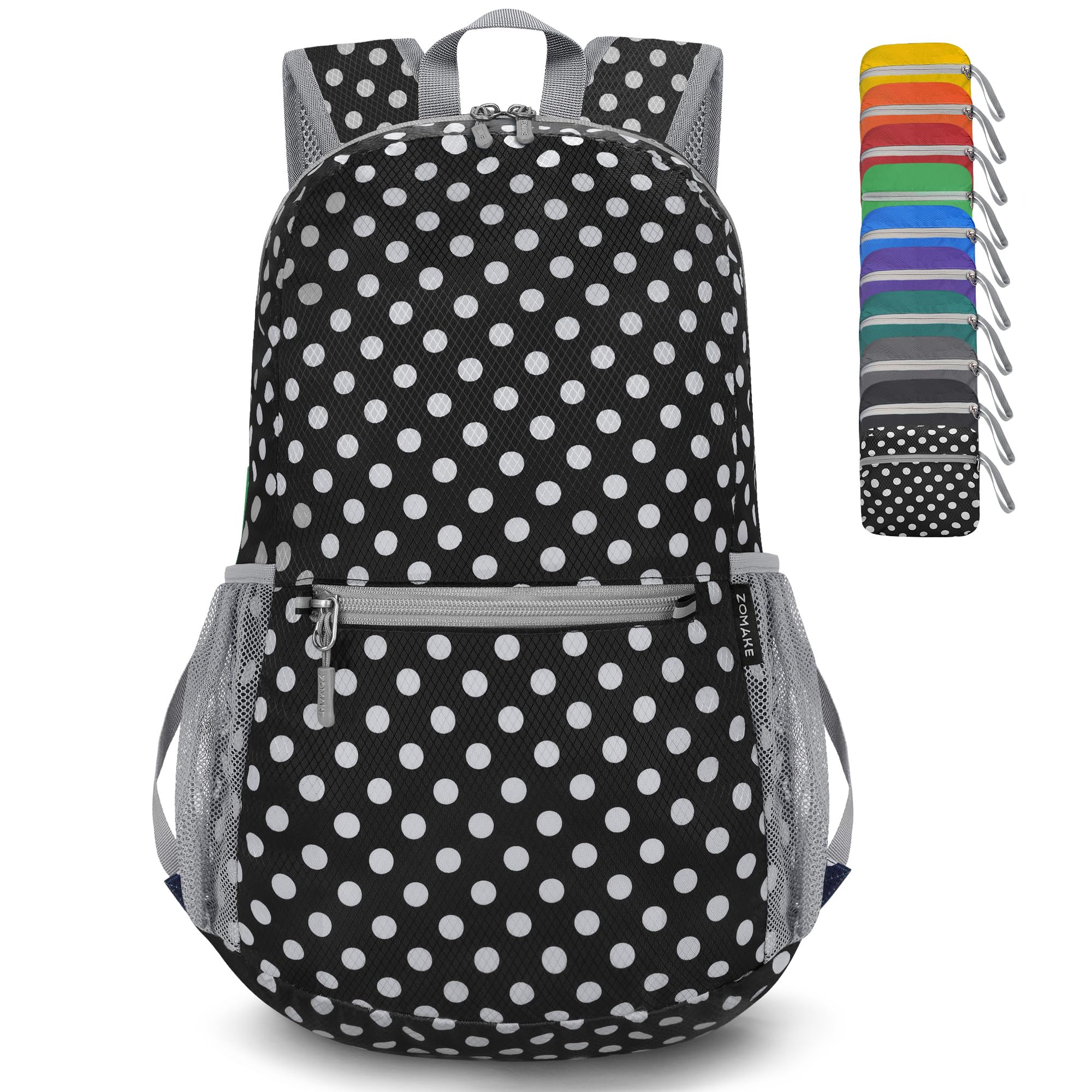 ZOMAKE Lightweight Packable Backpack, Foldable Small Travel Day Pack