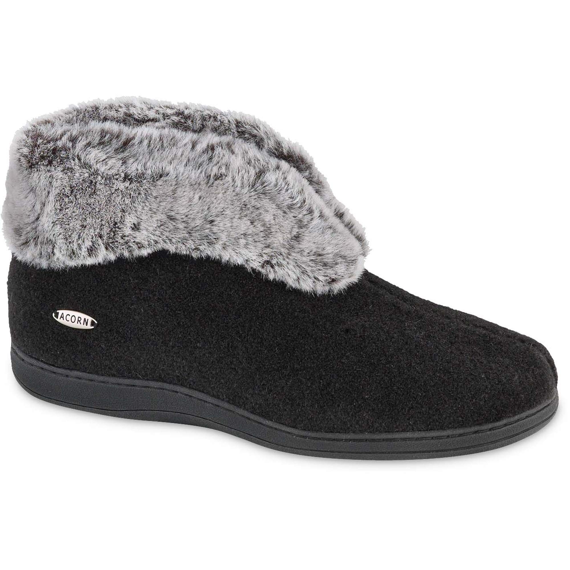 Acorn Women's Faux Chinchilla Bootie II Slipper