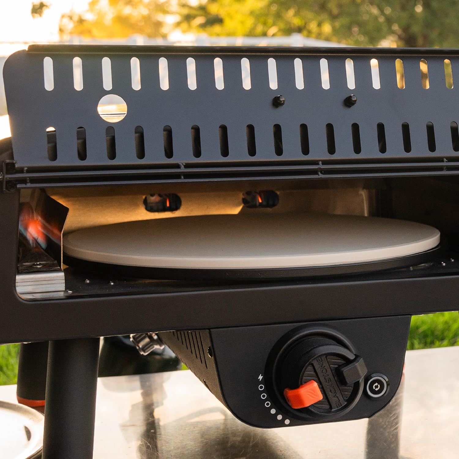 Leggero Black Stainless Steel Gas Outdoor Pizza Oven