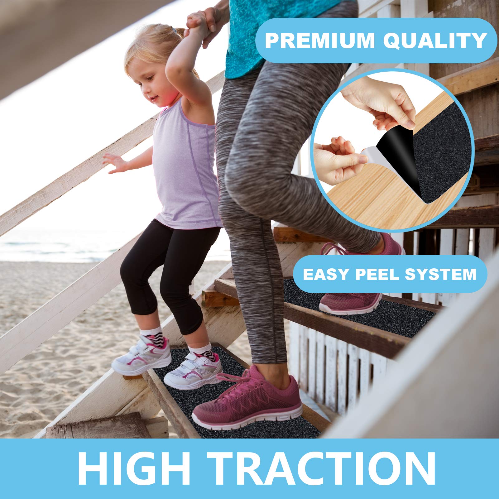 7”x30”Anti Slip Tape Outdoor Stair Treads NonSlip Stair Treads