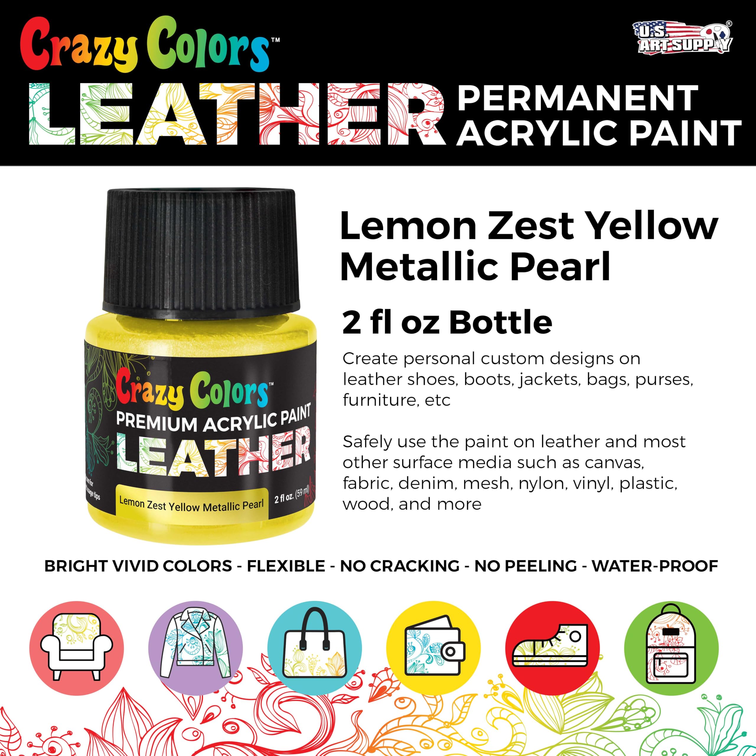 Amazon.com: Crazy Colors Lemon Zest Yellow Metallic Pearl Premium