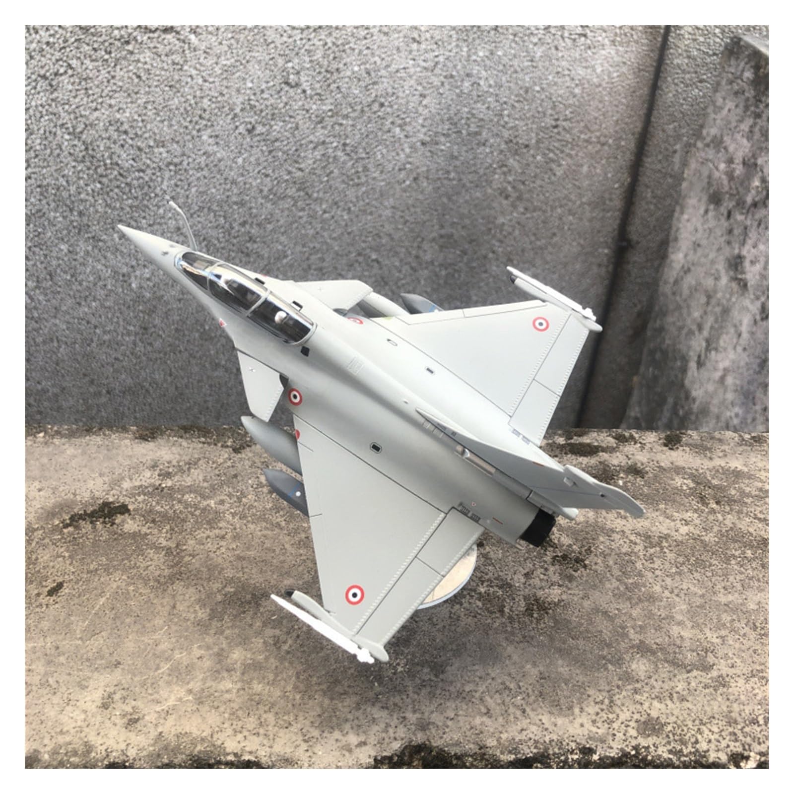 CLMJHG Model samolotu Irplane Model samolotu Zabawkowy model samolotu Diecast w skali 1/72 Francuski Francja Dassault Rafale C Myśliwiec Siły Powietrzne Metalowa zabawka Samolot Model samolotu ze